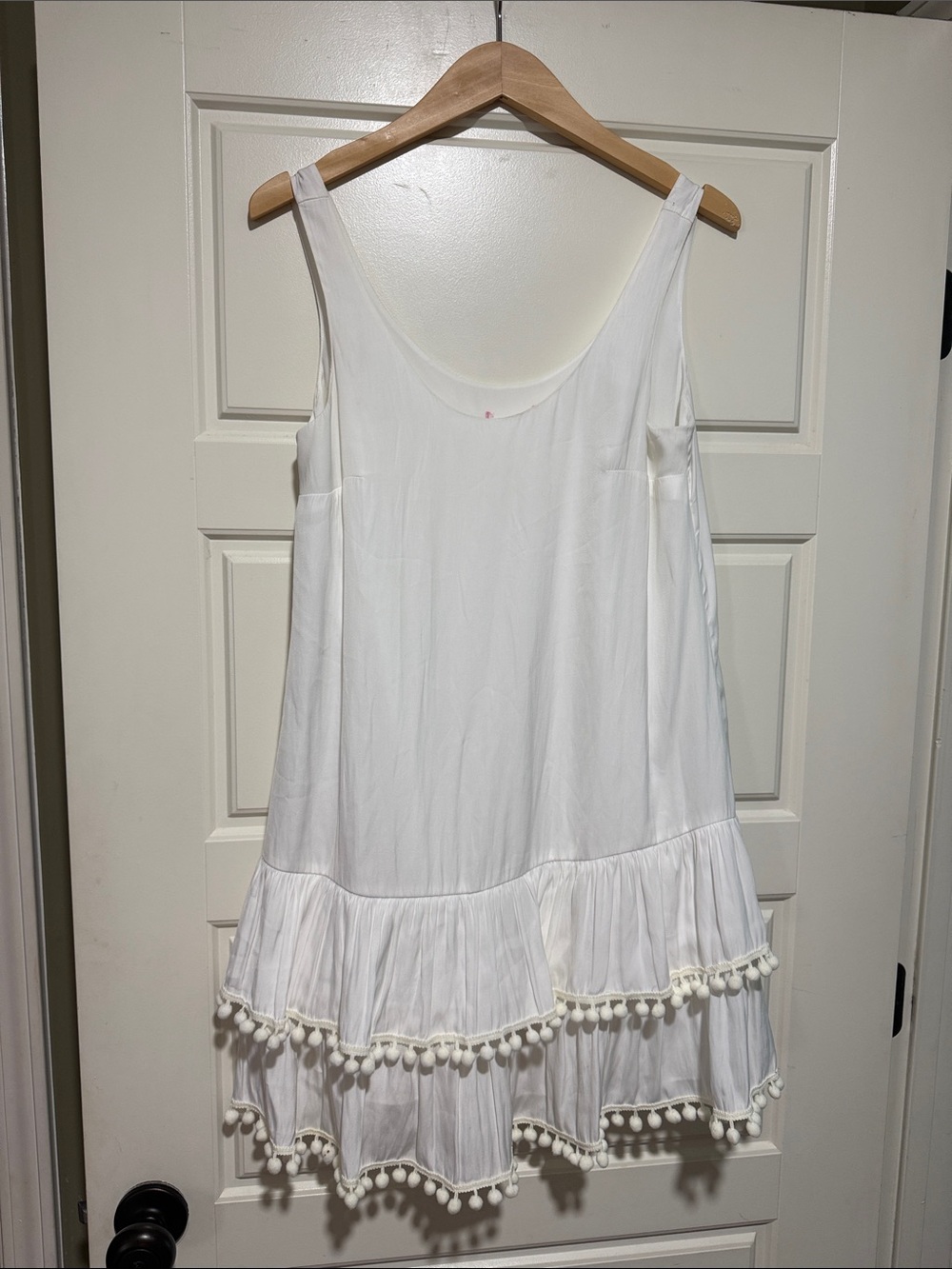 Lilly Pulitzer White Pom-Pom Natasha dress Trim Mini Dress small